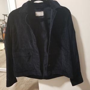 Everlane navy blue corduroy chore coat